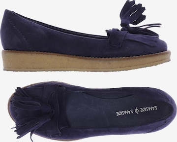 Samsøe Samsøe Flats & Loafers in 37 in Blue: front