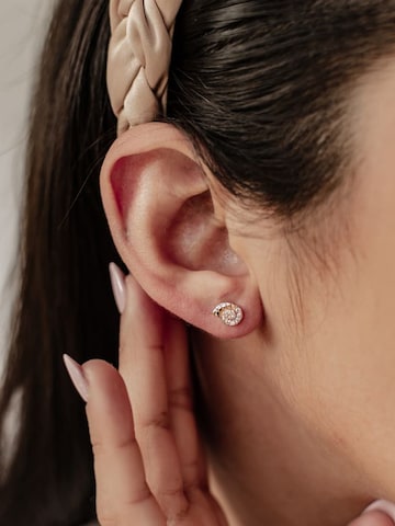 Hey Happiness - Pendientes 'Nautilus Shine' en oro