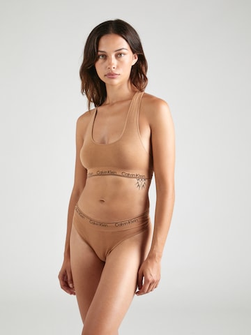 Bustier Soutien-gorge Calvin Klein Underwear en beige