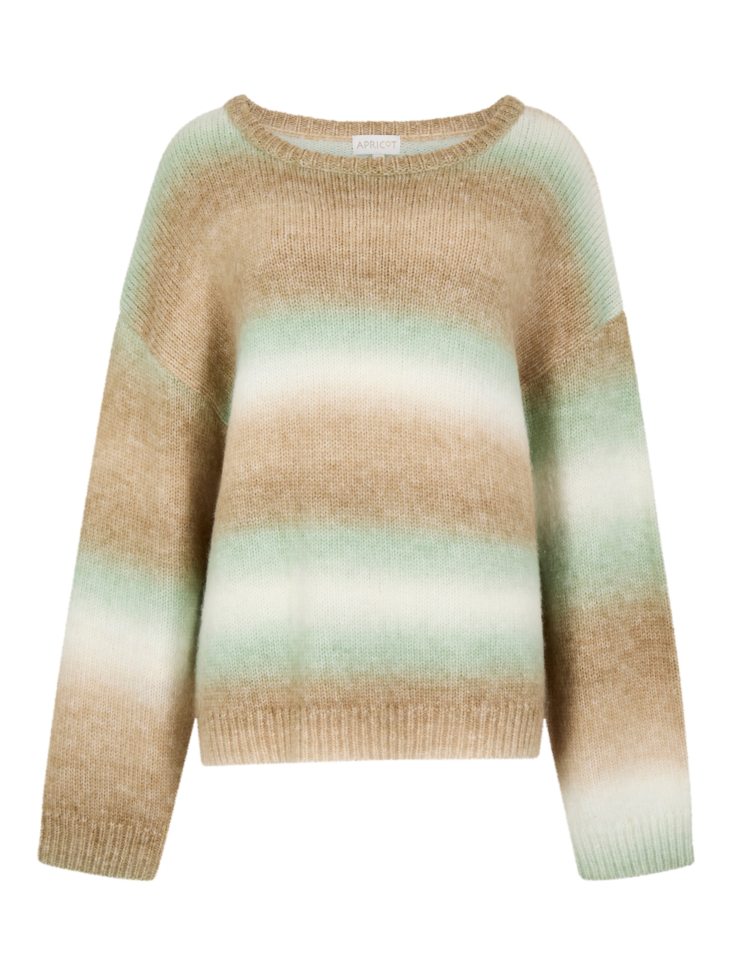 Apricot Sweater in Dark beige / Mint / White, Item view