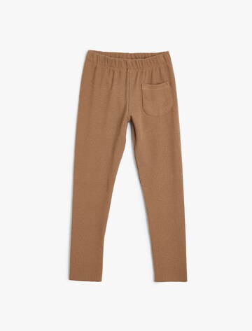 Koton Skinny Leggings in Beige: front