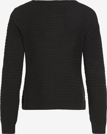 VILA Sweater 'BELLISINA' in Black