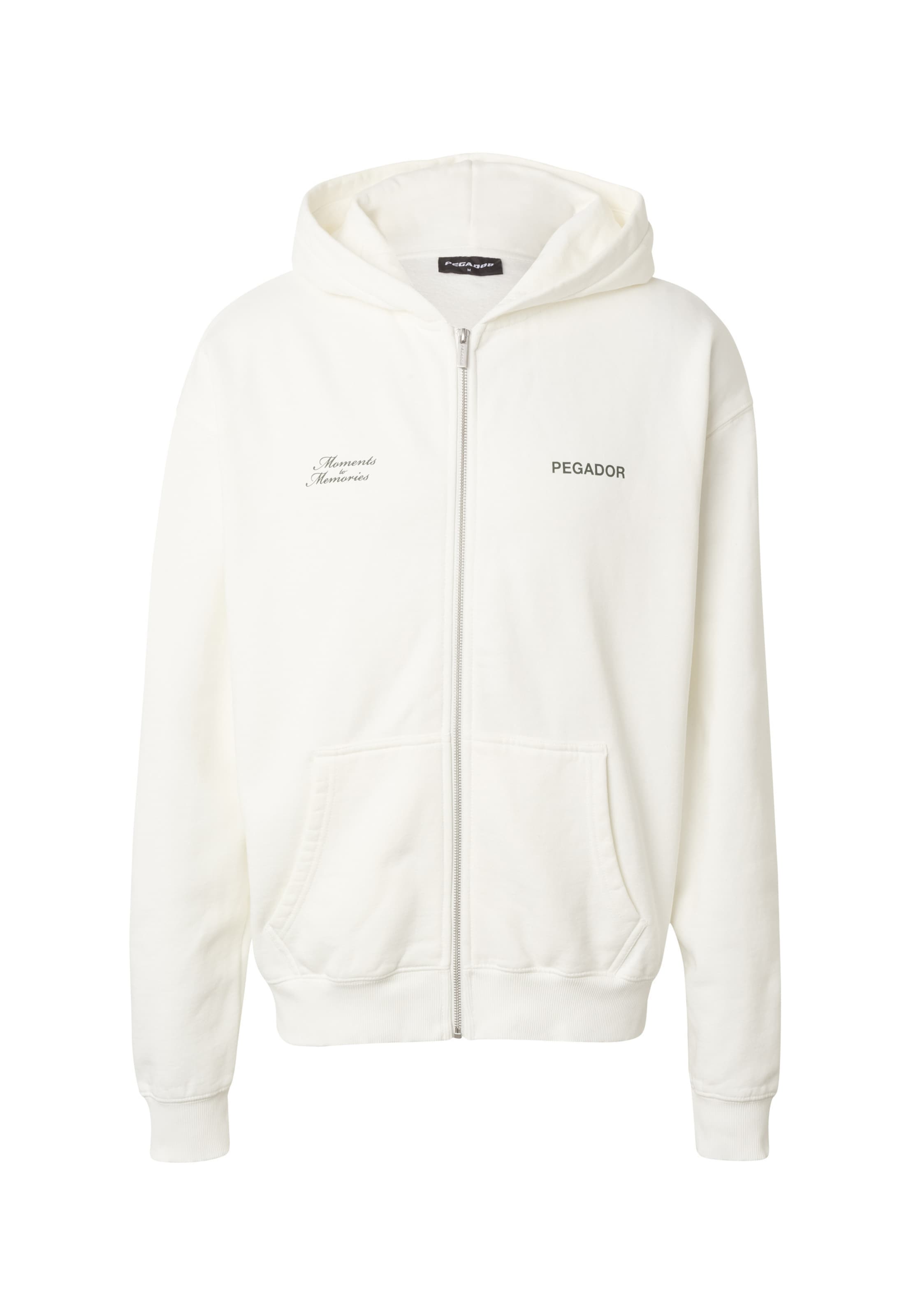 Veste de survêtement 'Rochefort' Pegador en blanc : devant