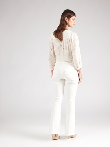 Fabienne Chapot Flared Jeans 'Eva' i hvid