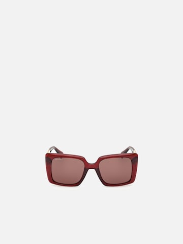 MAX&Co. - Gafas de sol 'Max &co MO0134 Shiny dark red 52/20/140 Women Sunglasses' en rojo: frente