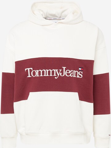 Tommy Jeans Sweatshirt in White: front