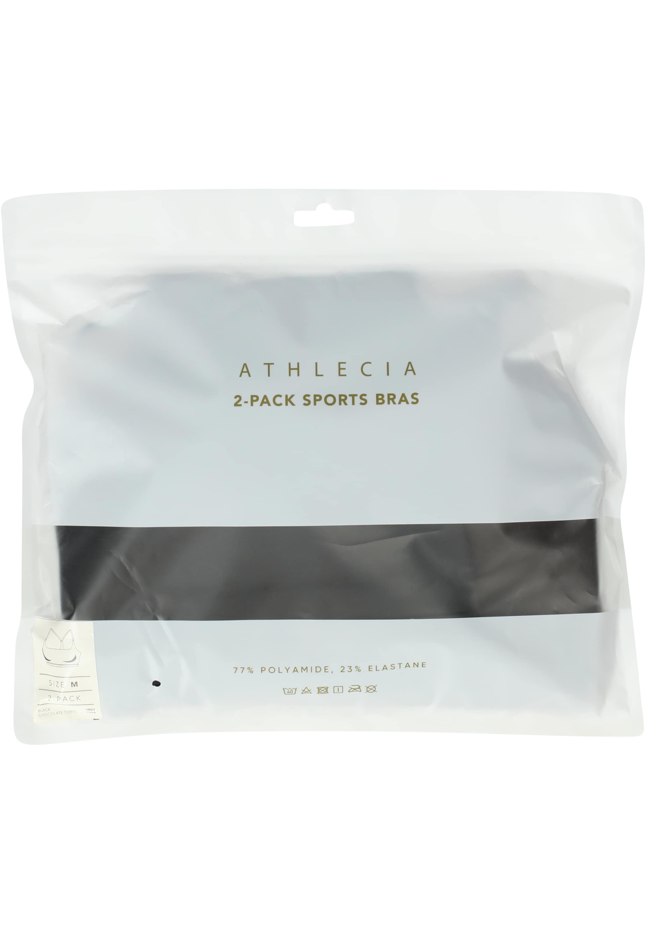 Athlecia Low Support Sport-BH 'Blossom' in Braun