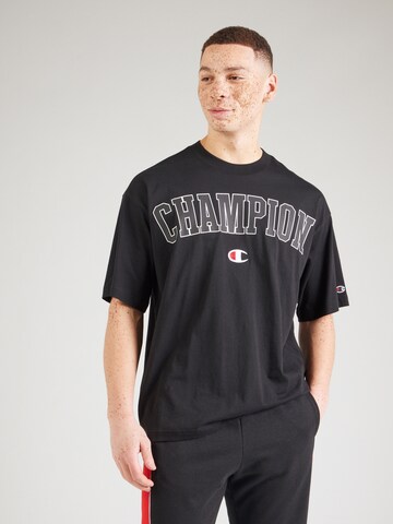 Champion Authentic Athletic Apparel Koszulka w kolorze czarny: przód