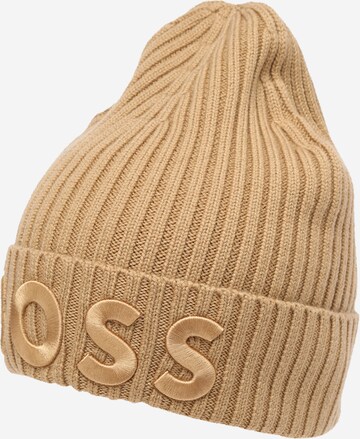 BOSS Mütze in Beige: predná strana