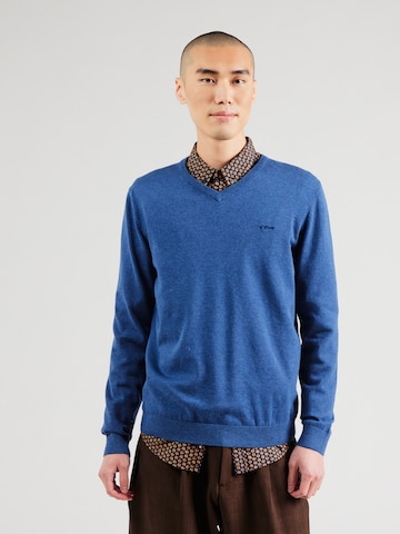 s.Oliver Trui in Blauw: voorkant
