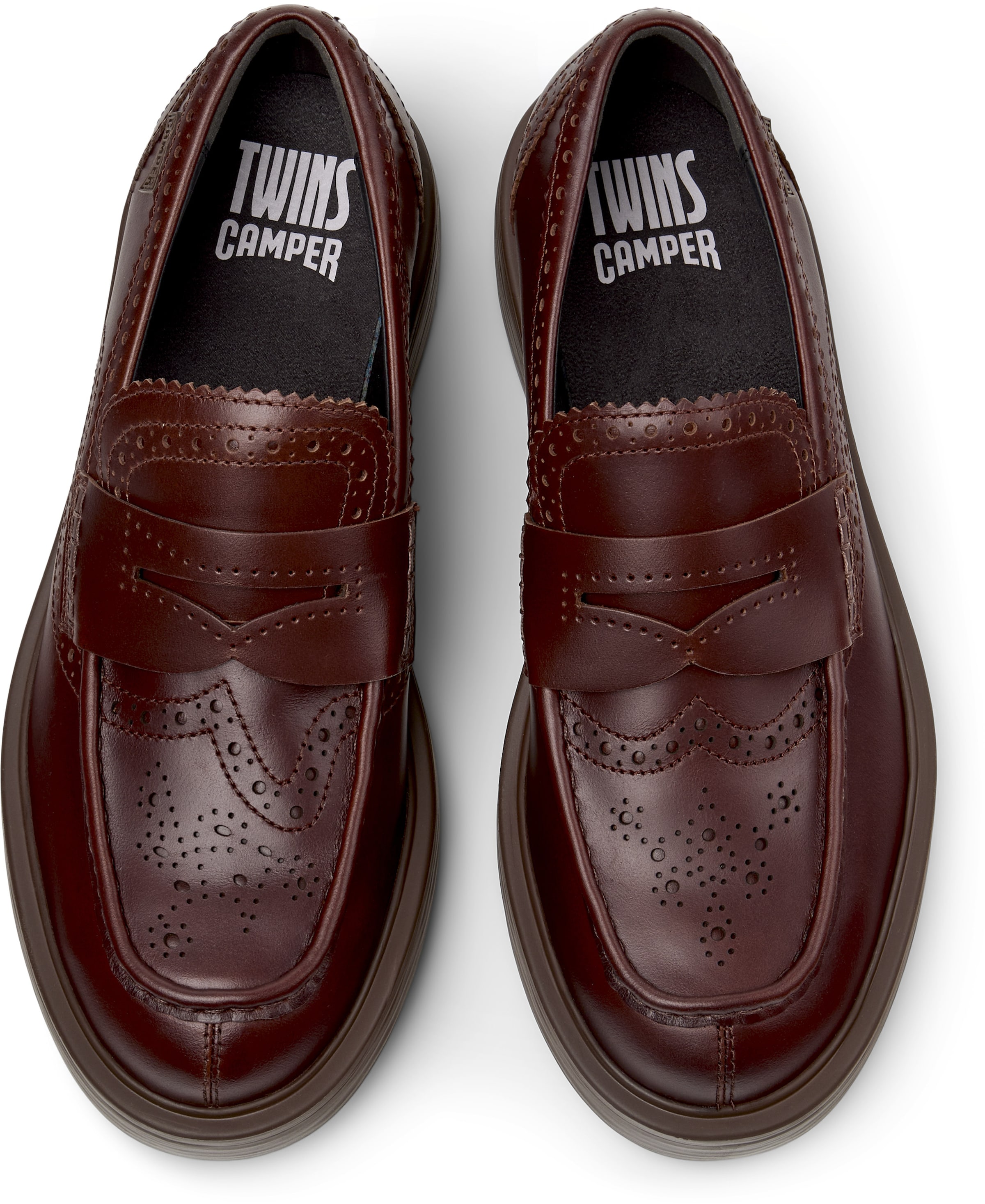 Chaussure à lacets 'Dean Twins' CAMPER en marron