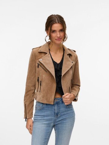 VERO MODA Overgangsjakke 'VMRoycealice' i brun: forside