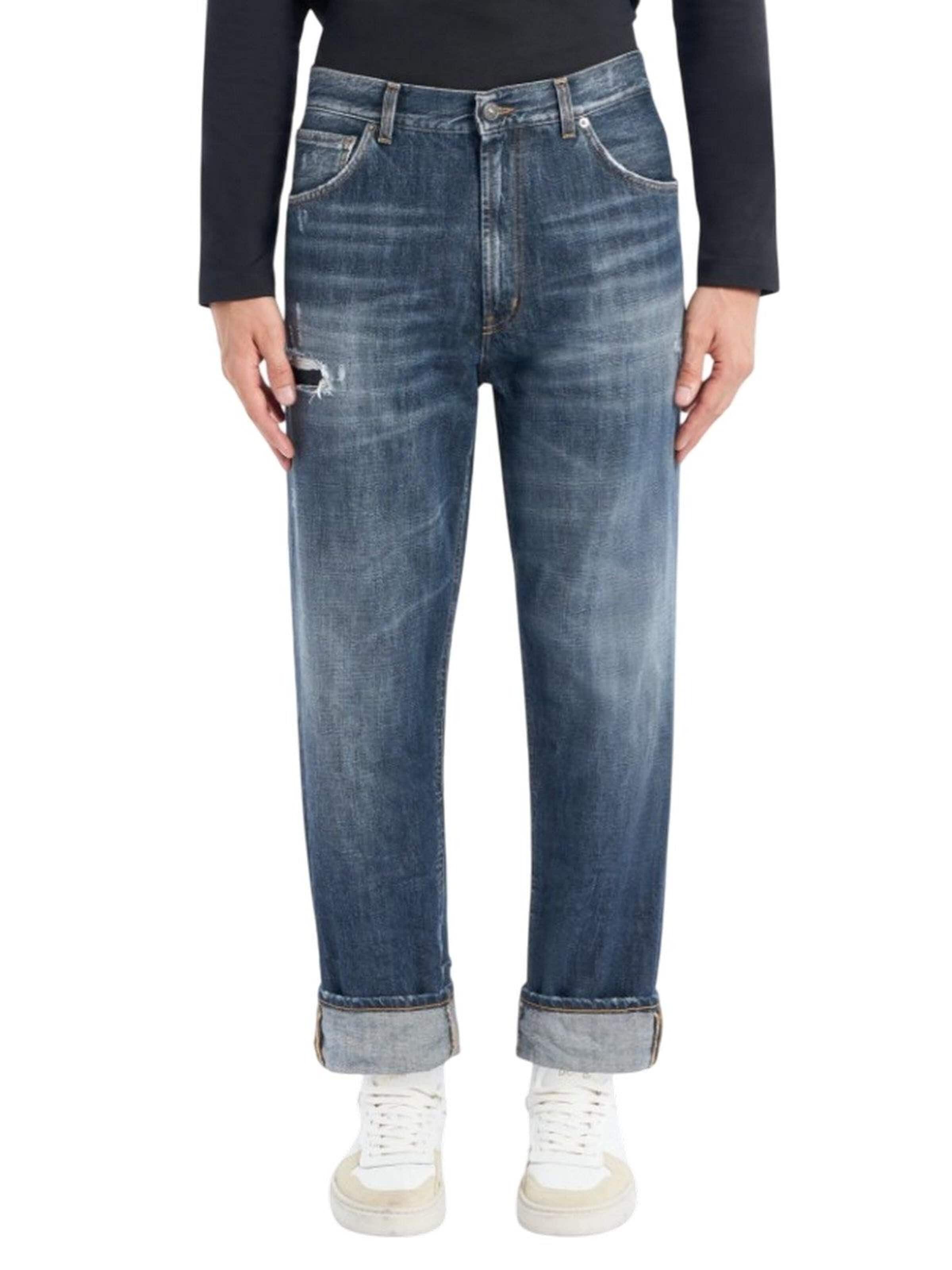 Dondup Regular Jeans in Blue: front