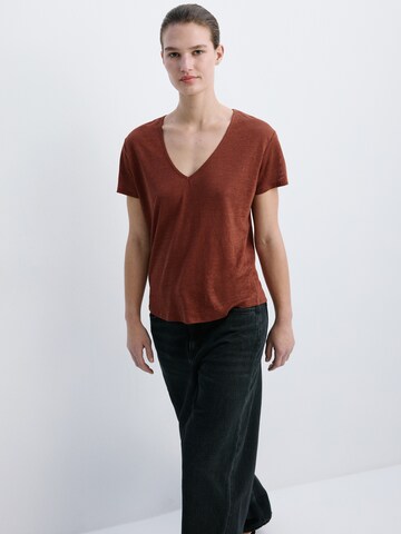MANGO T-Shirt 'LINITO' in Rot: Vorderseite