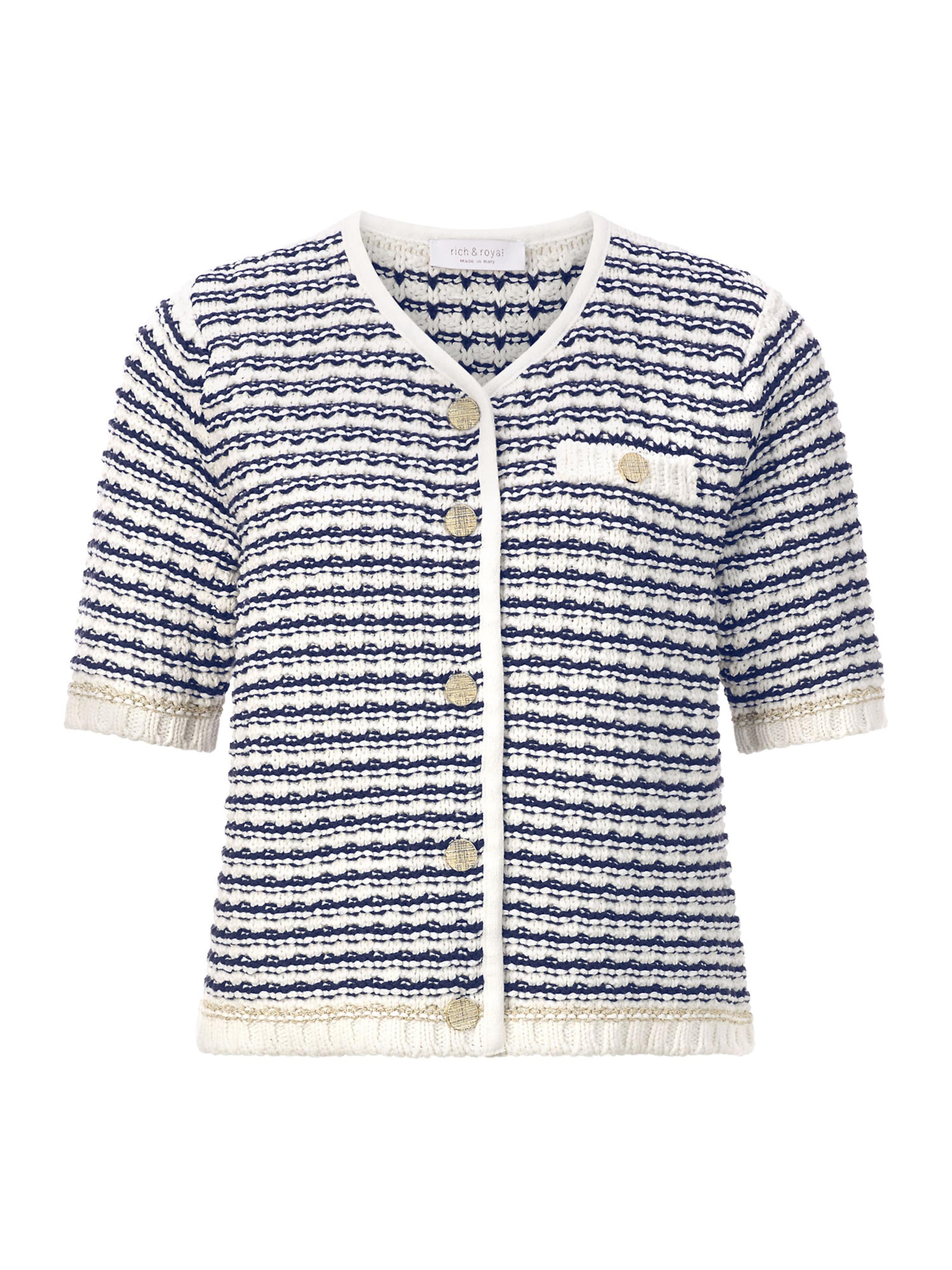 balta Rich &amp; Royal Kardiganas: priekis