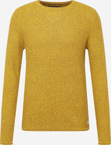 JACK & JONES Sweater 'CARLOS' in Yellow: front