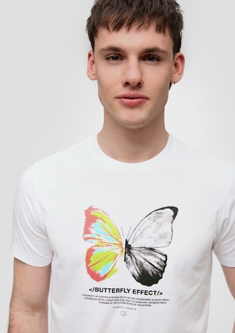 QS T-Shirt in Weiß