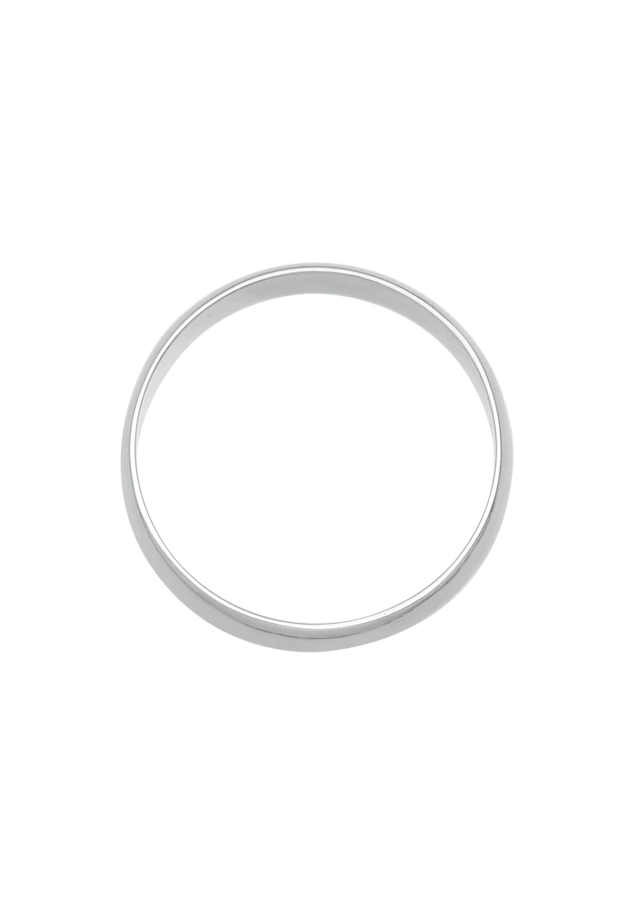 ELLI Кольцо 'Classic' в Серебристый