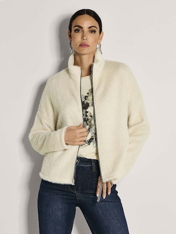 Veste mi-saison MADELEINE en blanc : devant