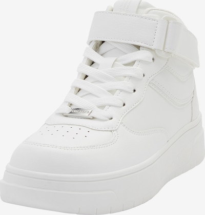 Sneaker alta Pull&Bear di colore bianco, Visualizzazione prodotti