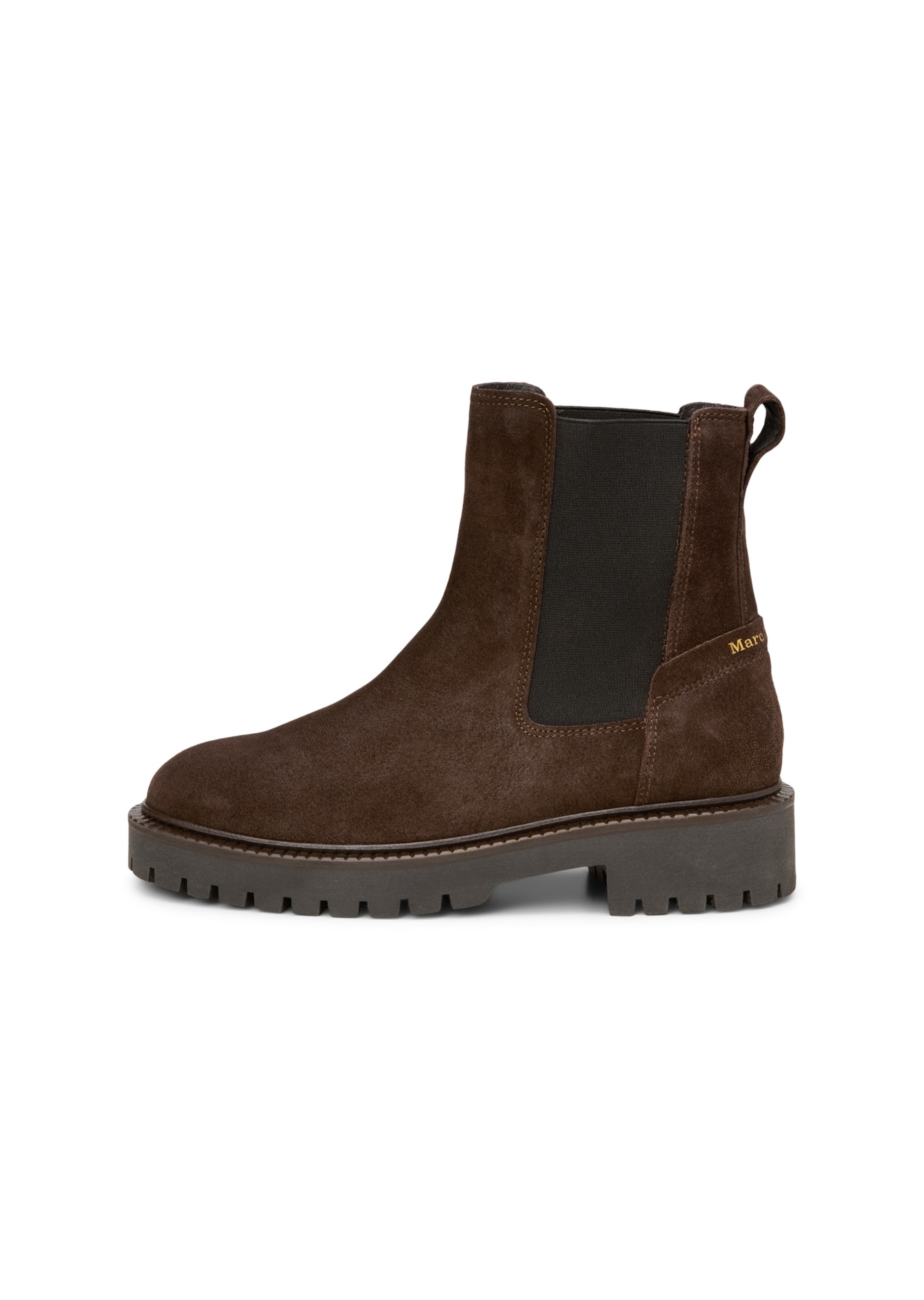 Marc O'Polo Chelsea boots ' mit Profilsohle ' in Bruin: voorkant