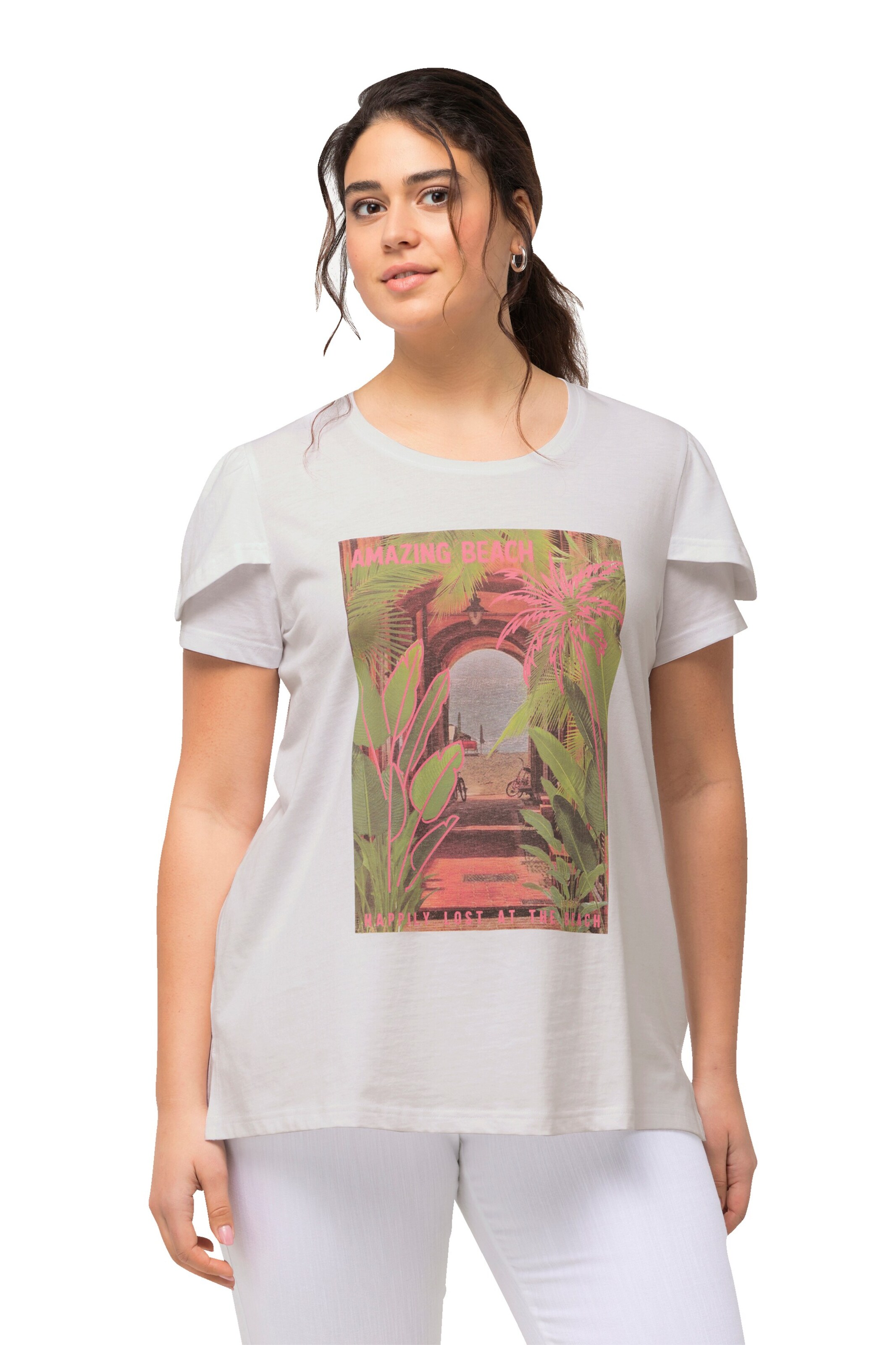 Ulla Popken Shirt in White: front