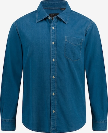 JP1880 Overhemd in Blauw: voorkant