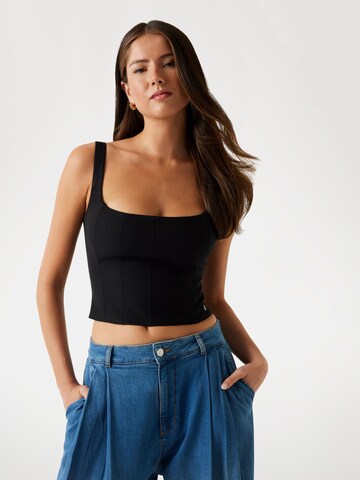 GUESS Top in Schwarz: Vorderseite