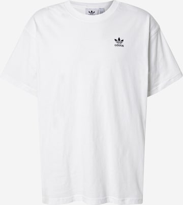 ADIDAS ORIGINALSMajica 'Trefoil Essential' - bijela boja: prednji dio