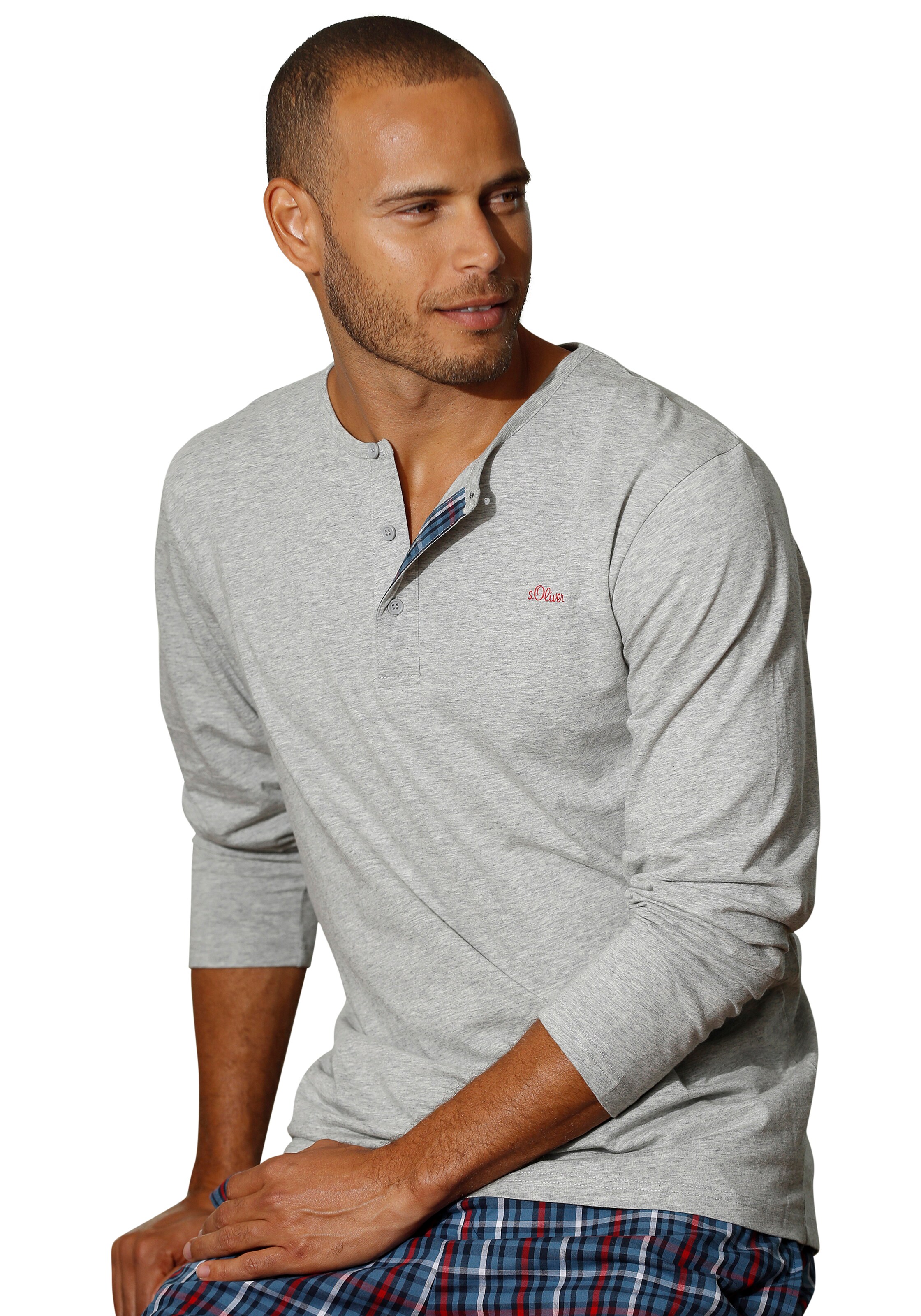 s.Oliver Pyjama in Grau