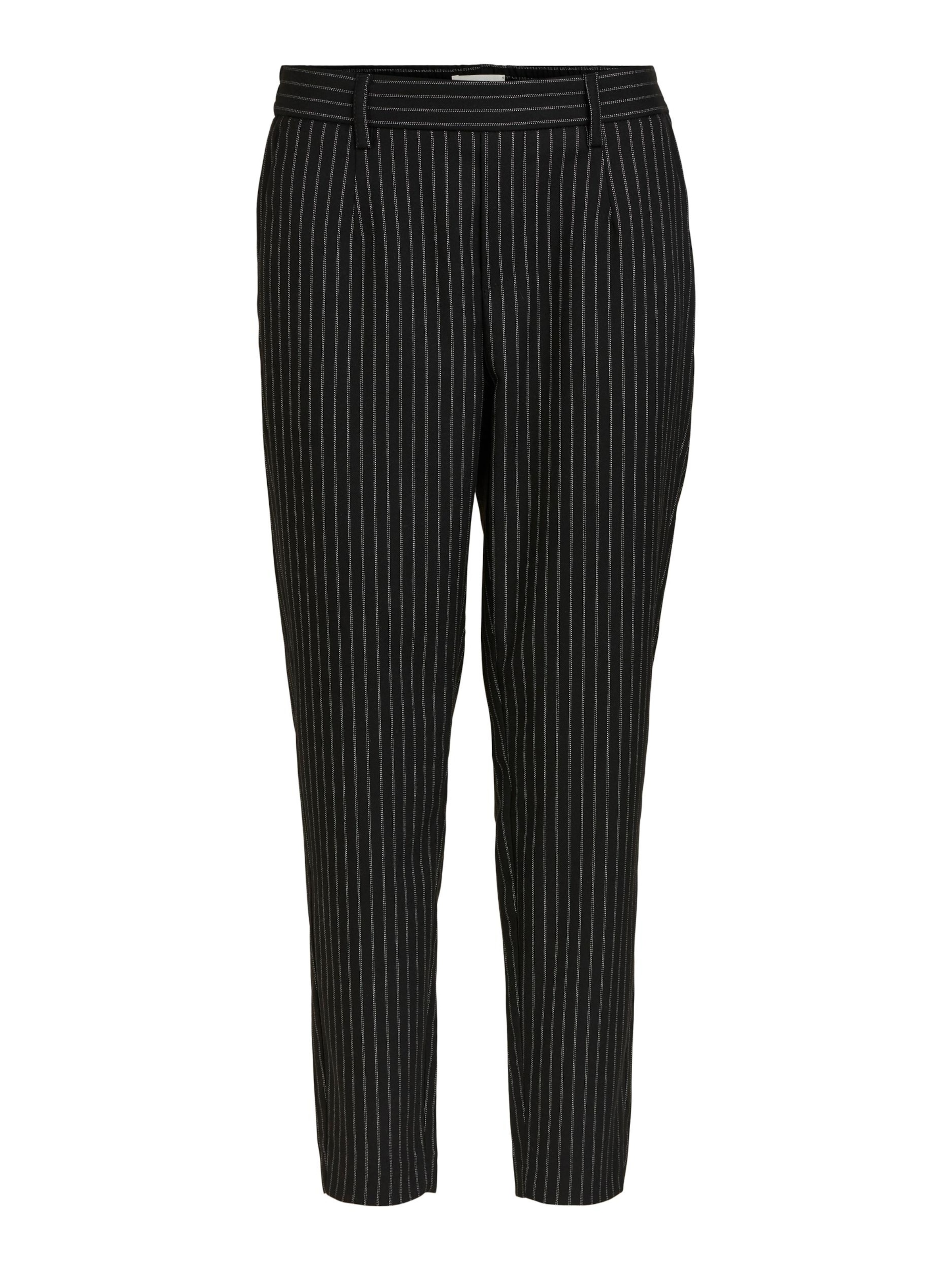 OBJECT Zúžený strih Nohavice 'OBJLISA' - Čierna: predná strana