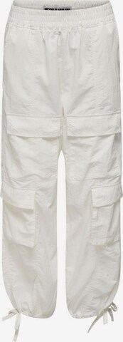 Pantalon cargo ONLY en blanc : devant