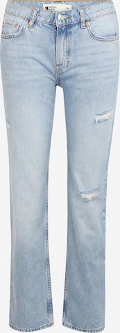 Gina Tricot Petite Boot cut Jeans '90s' in Blue: front