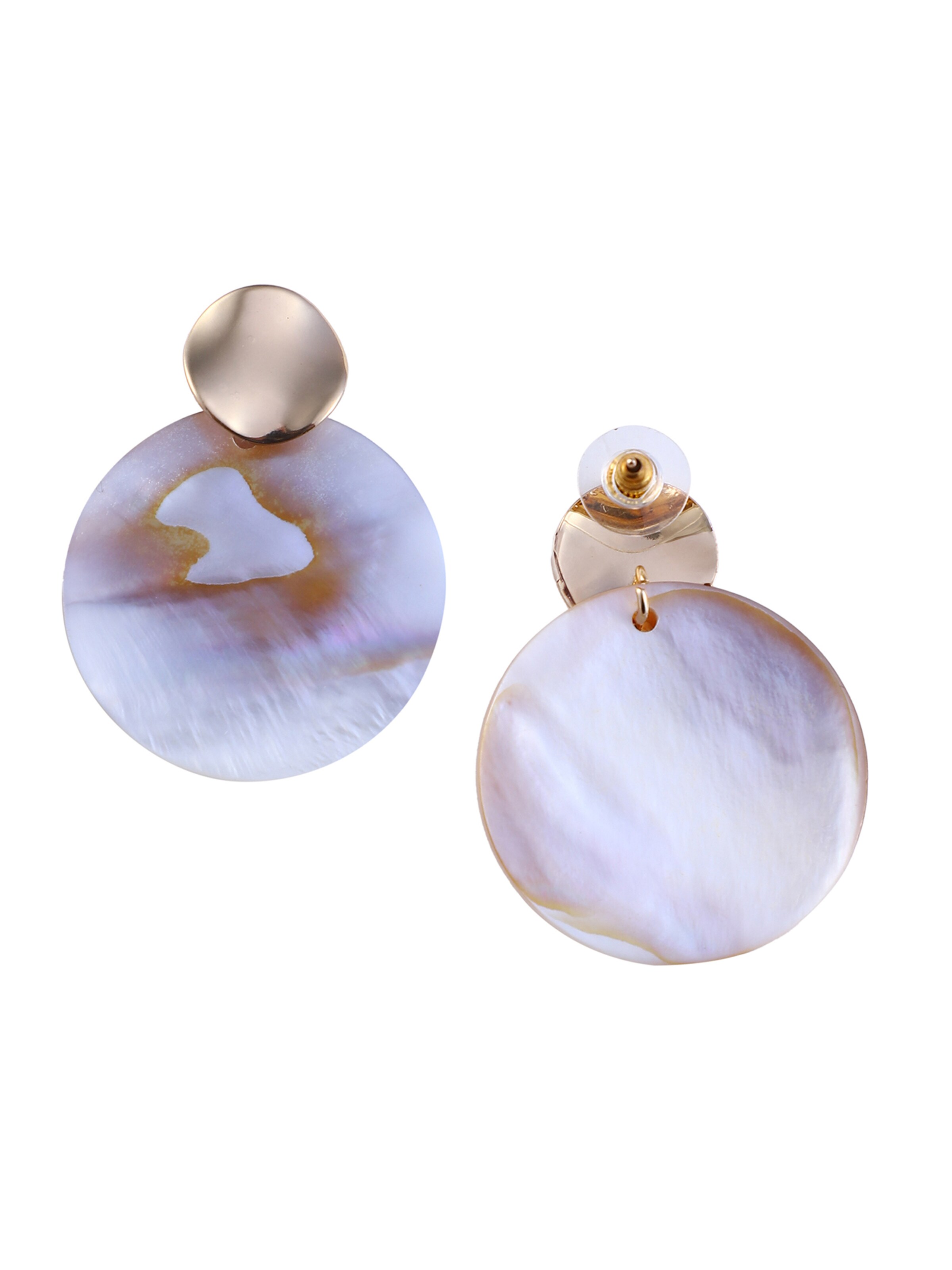 SOHI Ohrringe 'Siena' in Weiß