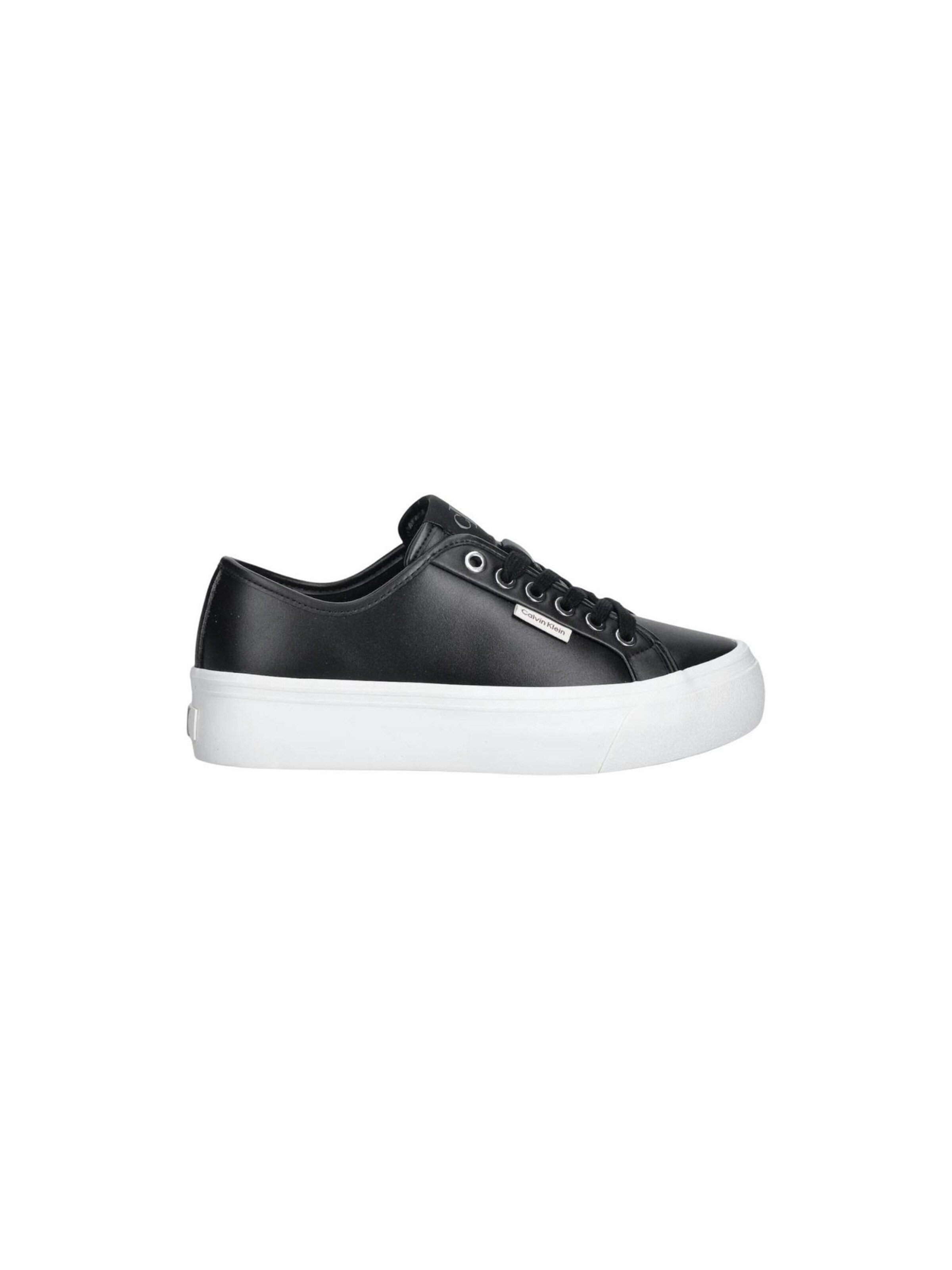 Calvin Klein Jeans Platform trainers 'VULC FLATF LACE UP L YW0YW01932' in Black