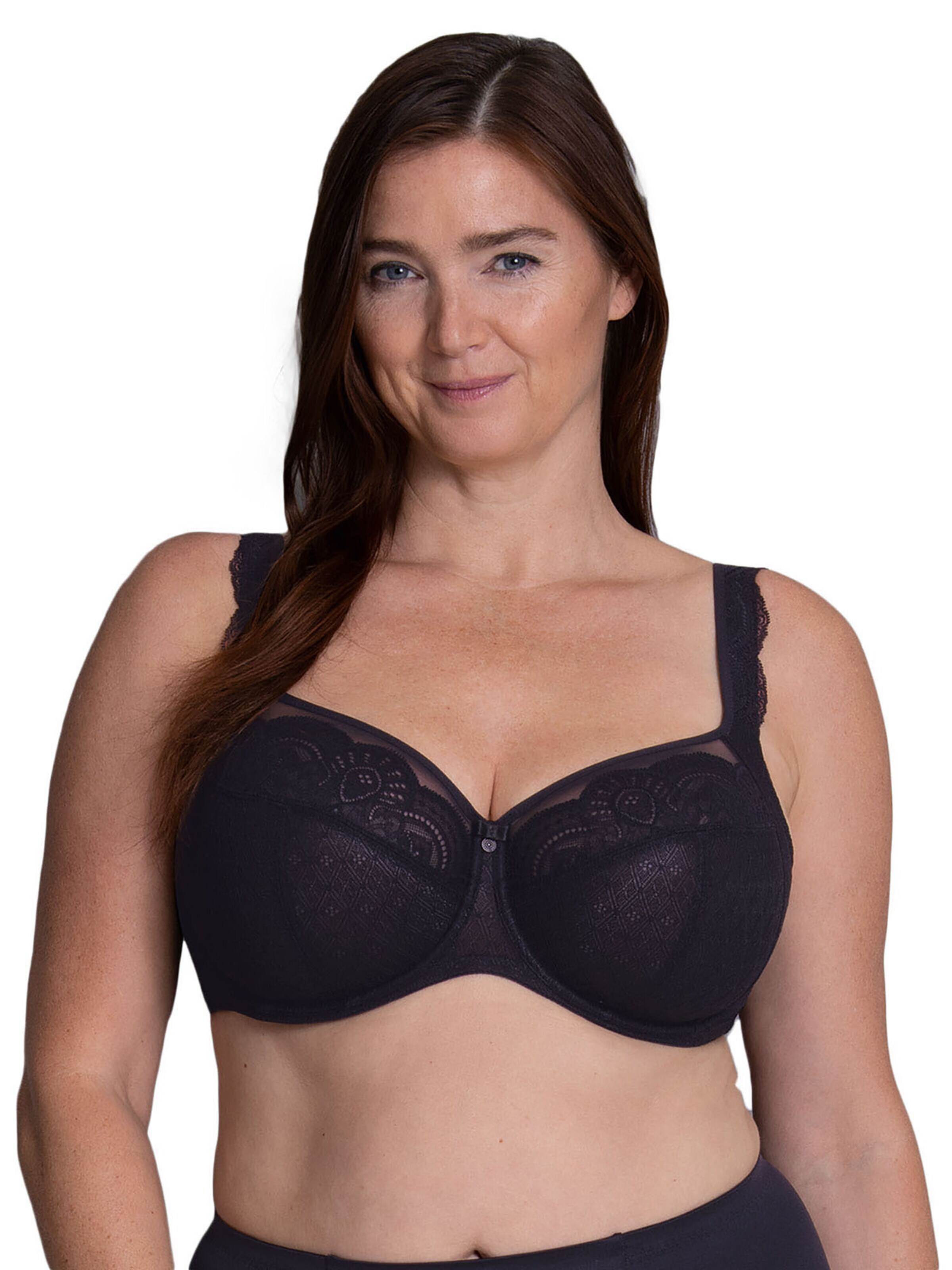 ANITA Minimiser Bra 'Selma' in Black: front
