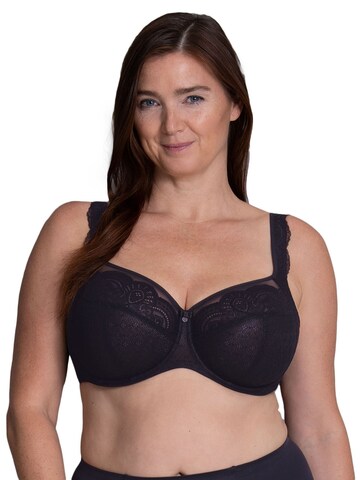 ROSA FAIA Minimiser Bra 'Selma' in Black