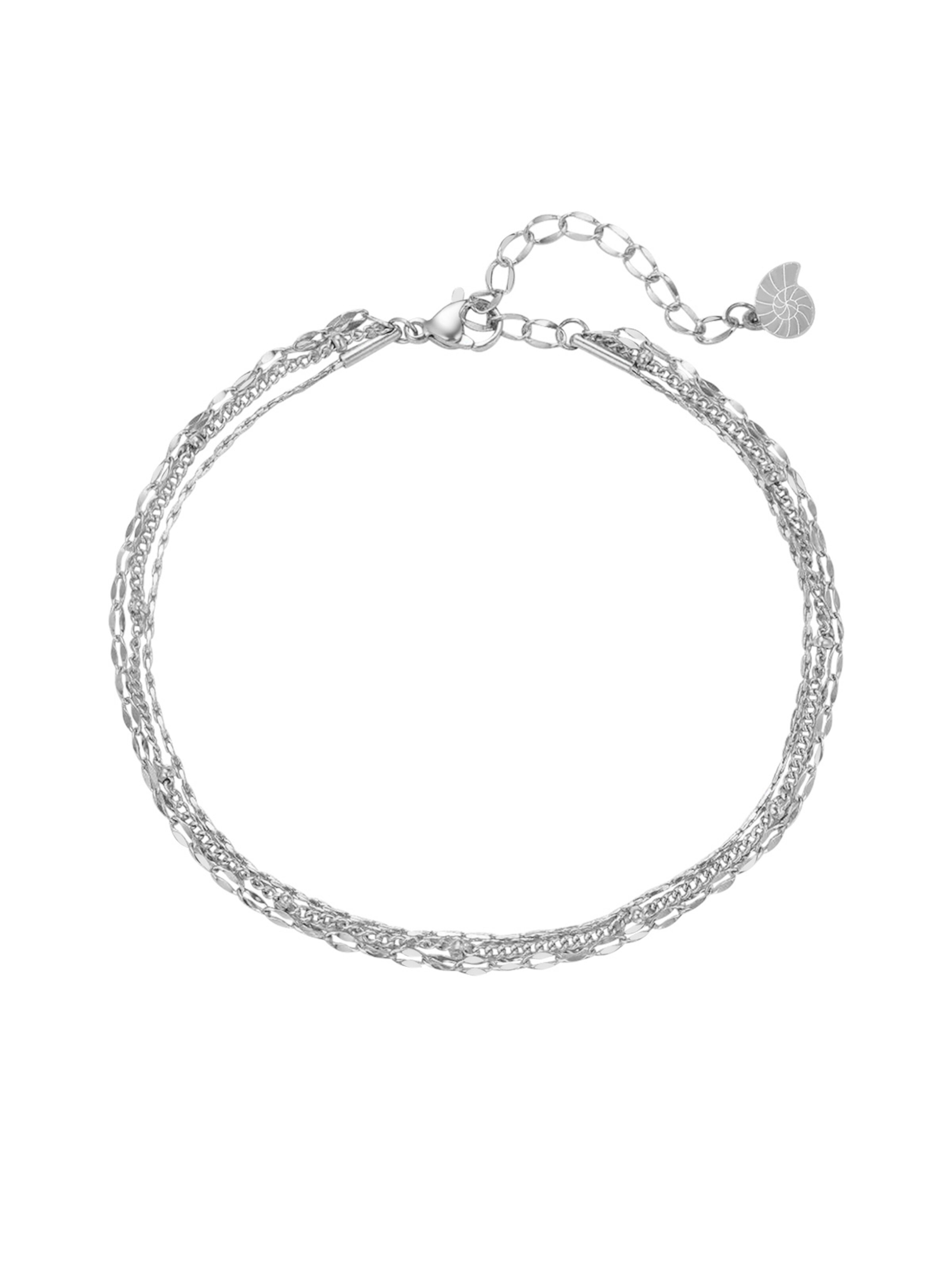 Gioiello per i piedi 'Delicate Trio' di Hey Happiness in argento