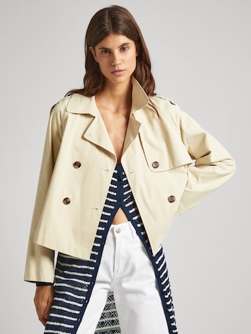 Pepe Jeans Between-Seasons Coat 'SHEILA' in Beige: front