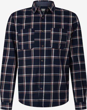 TOM TAILOR Regular fit Button Up Shirt in Blue: front