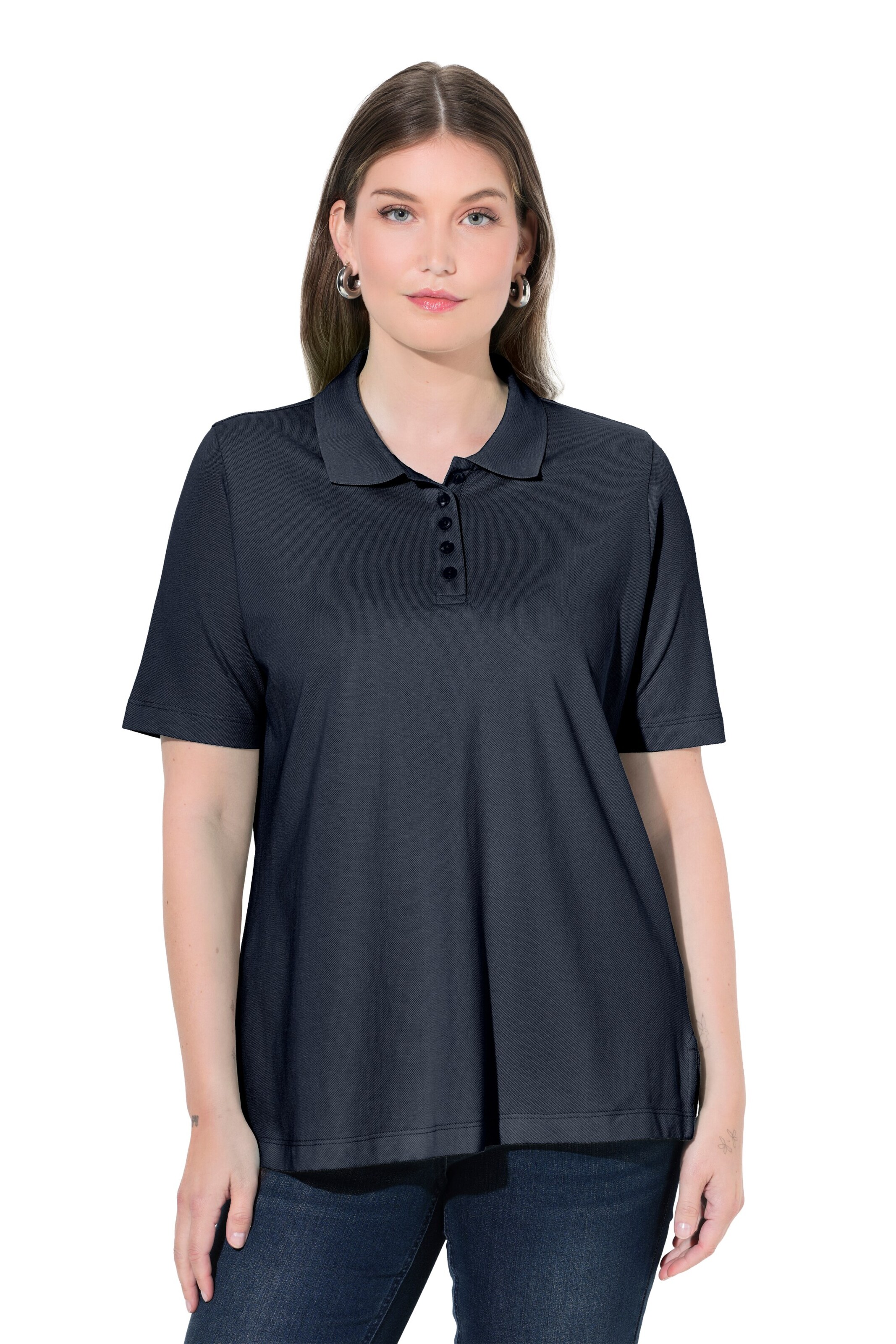 Ulla Popken Shirt in Blau: Vorderseite