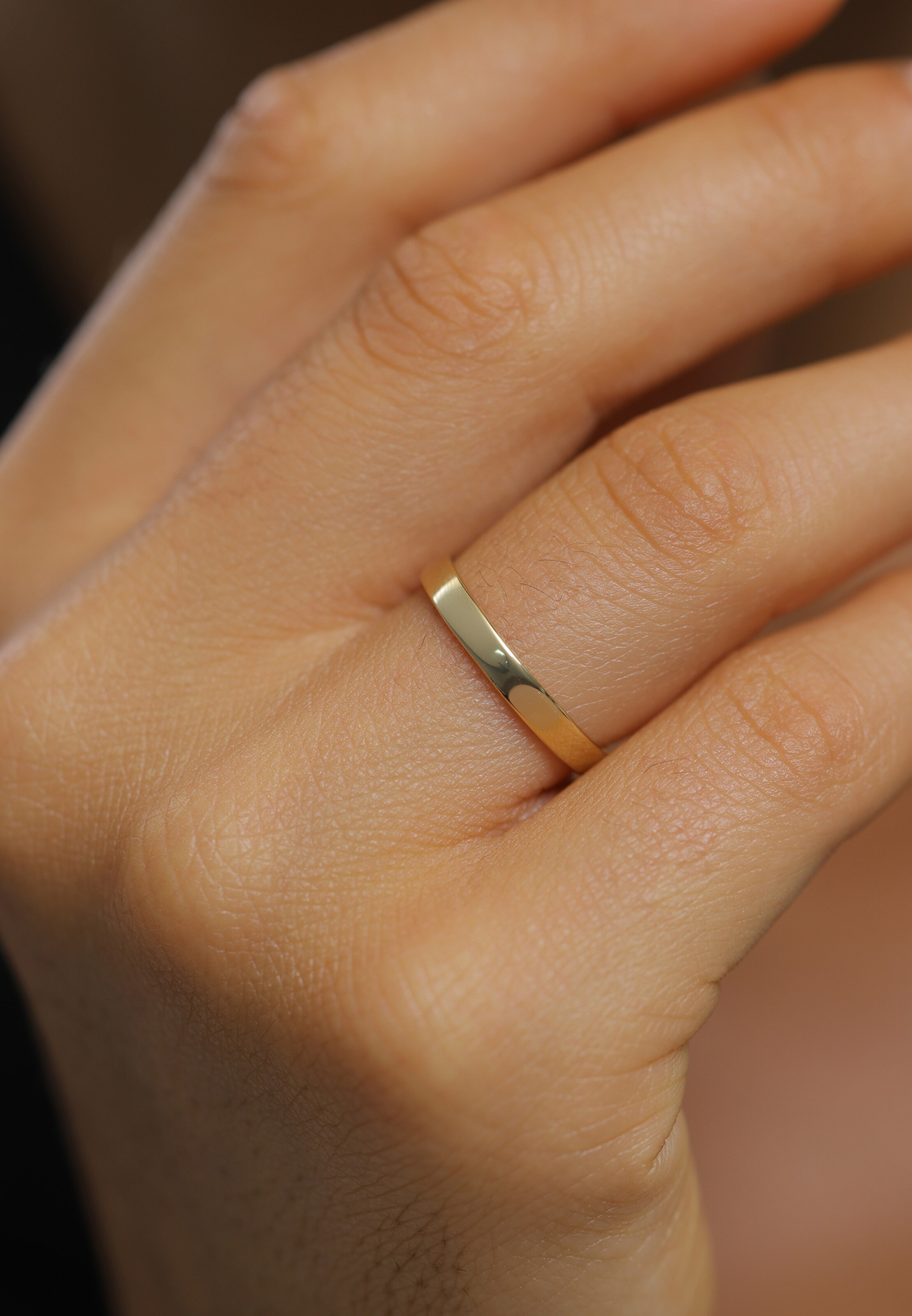 ELLI Ring 'Bandring' in Gold