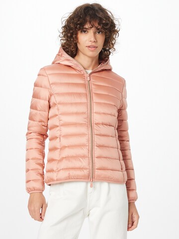 SAVE THE DUCK Between-Season Jacket 'ALEXIS' in Pink: front