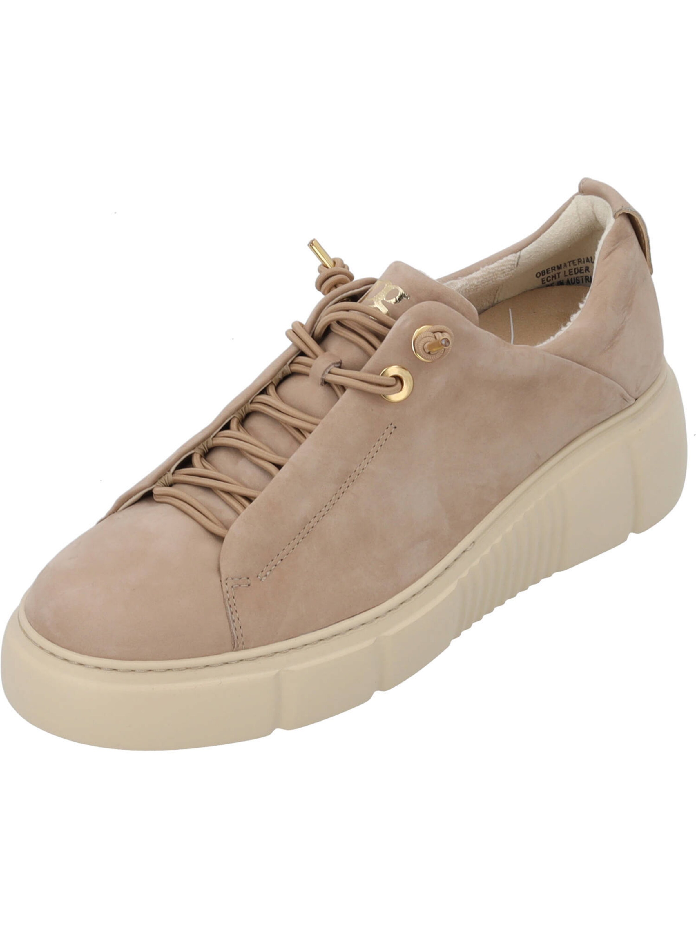 Baskets basses Paul Green en beige : devant