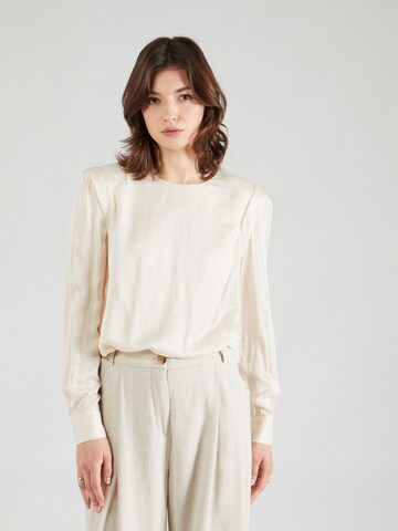 Stefanel - Blusa en blanco: frente