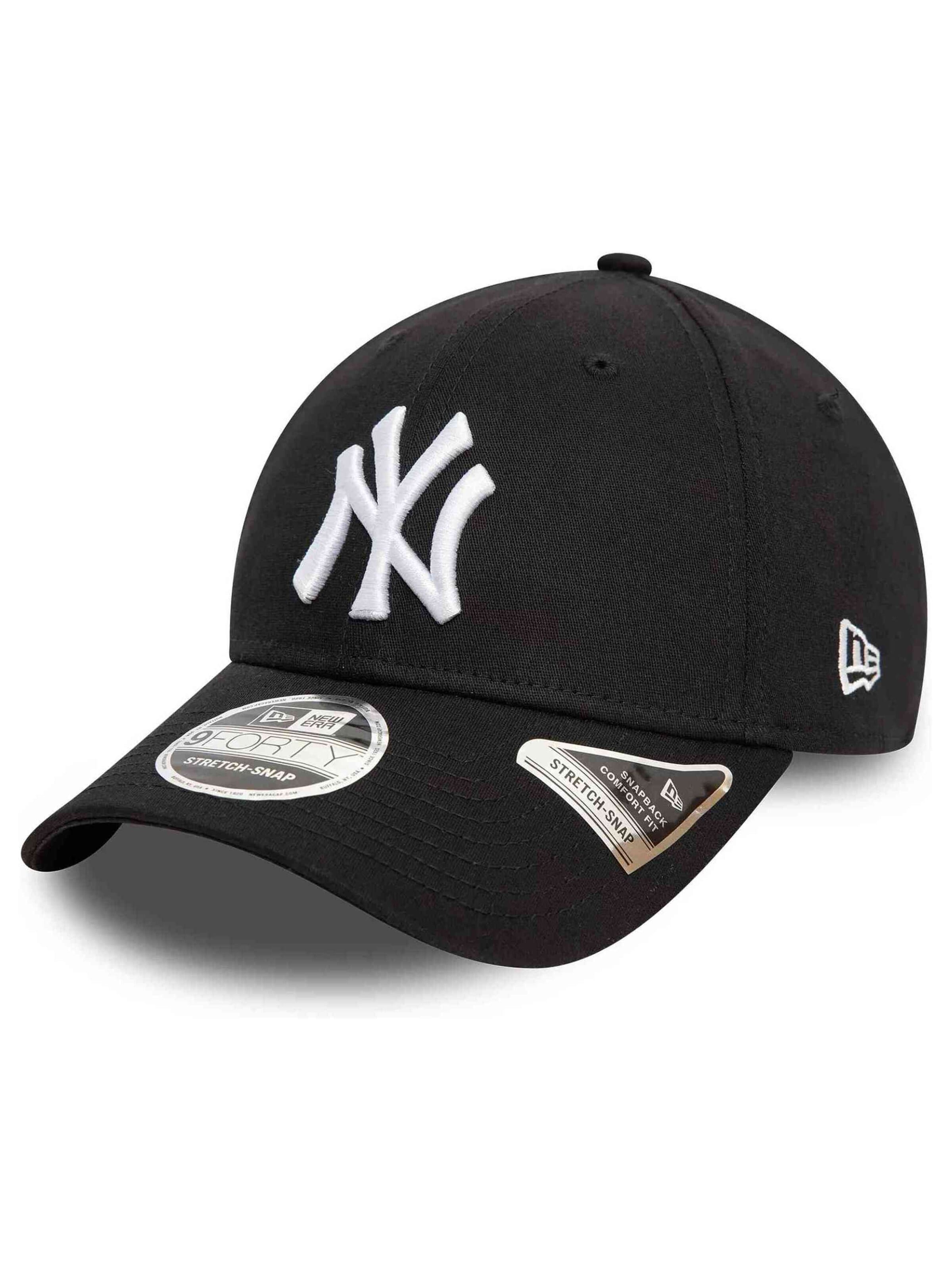 Cappello da baseball sportivo 'New York Yankees 9FORTY' di NEW ERA in nero: frontale