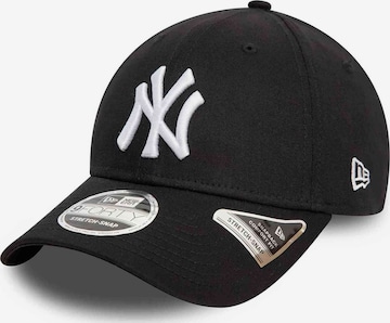 Cappello da baseball sportivo 'New York Yankees 9FORTY' di NEW ERA in nero: frontale