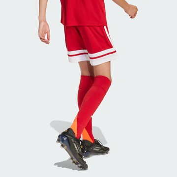 Regular Pantalon de sport 'Squadra 25' ADIDAS PERFORMANCE en rouge