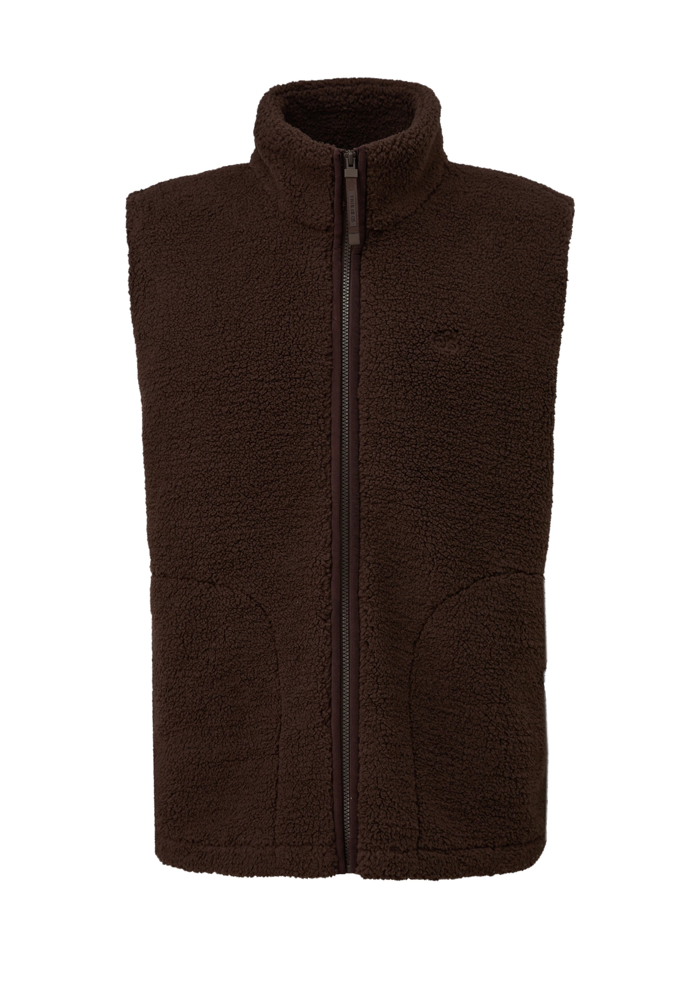 Gilet QS en marron : devant