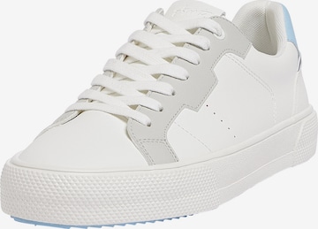 Pull&Bear Sneakers laag in Wit: voorkant